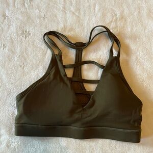 Zyia Olive Grid Bra